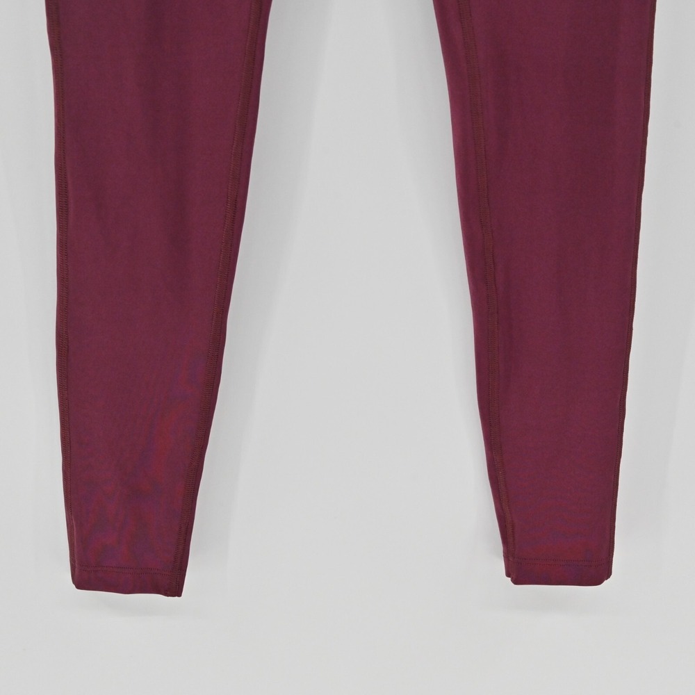 Maaji Vienna Balcony Dazeful Leggings Womens Size M Burgundy Activewear Yoga Gym - Picture 10 of 12